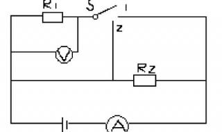 初三物理电路学电线是怎么连接的 初三物理电路图
